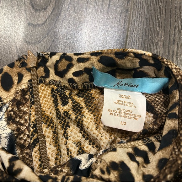 Marciano Animal Print Dress - Picture 3 of 7